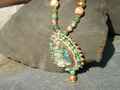 Green Tara 2, Talisman by OmTara