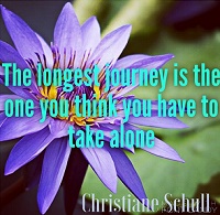 The longest journey is the one you think you have to take alone