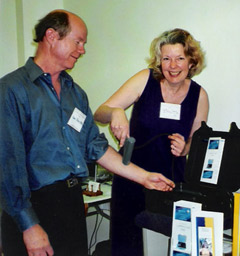 Dr. Dan Staso & Birgitta Hansson at a recent Santa Barbara Wellness Expo