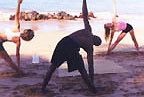 Beach Yoga in Santa Barbara with Ninaya