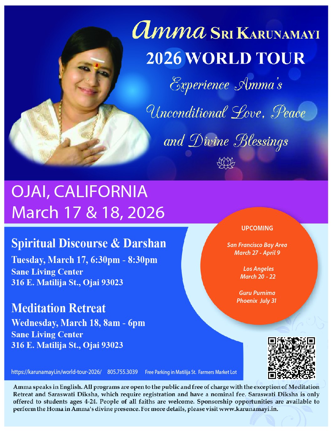Amma Sri Karunamayi in Ojai, California